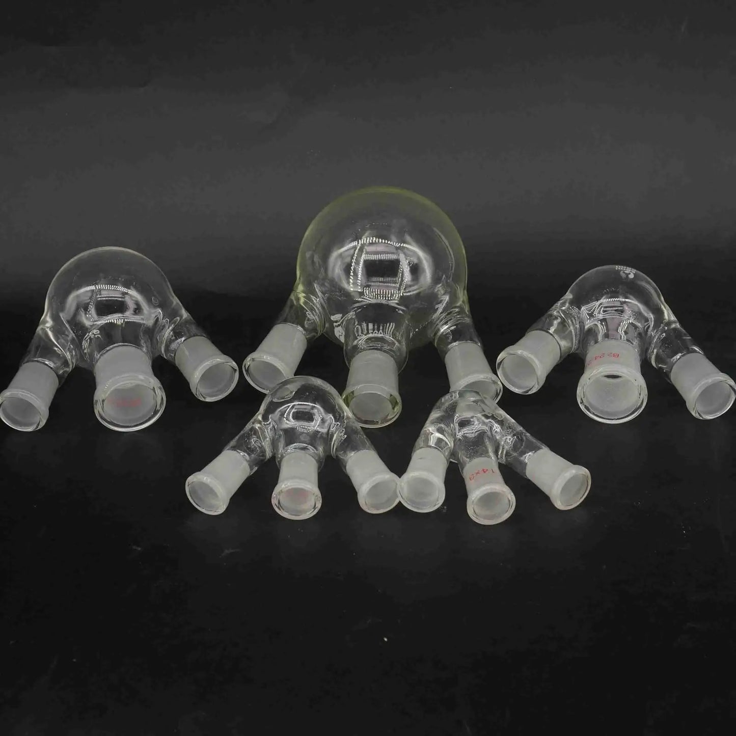 10/25/50/100/250/500/1000ml 3 Necks Joint  GG17 Borosilicate Glass Flask Round Bottom Laboratory - KiwisLove