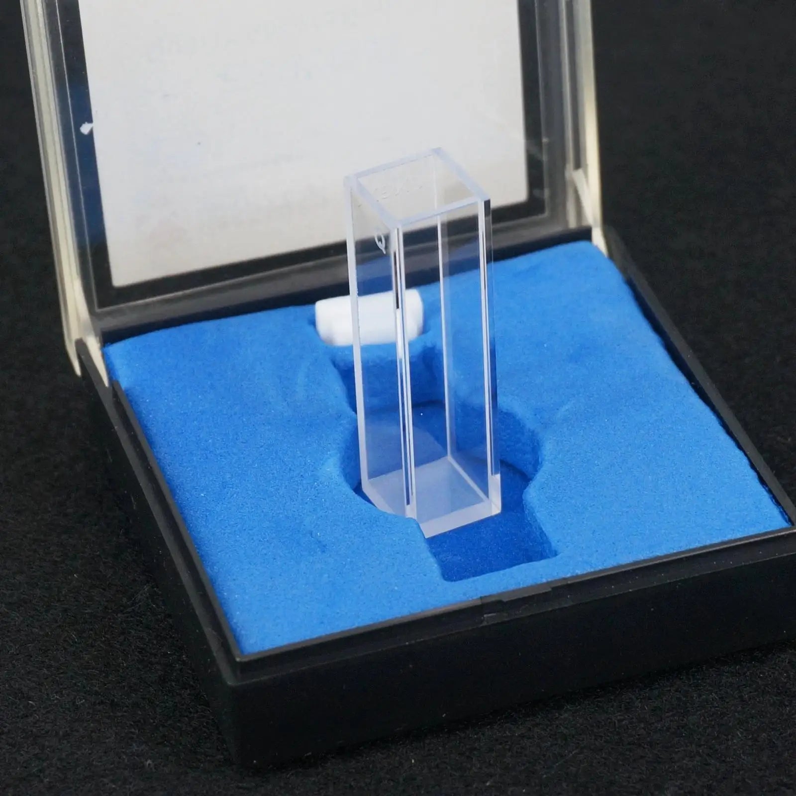 3.5ml 10mm Path JGS1 Quartz Cuvette Cell With Lid For Fluorescence Spectrometer - KiwisLove