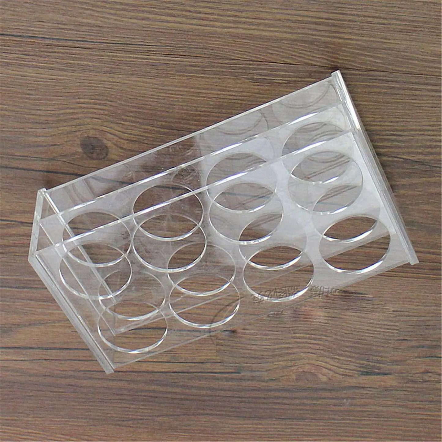 29mm Diam 8 Holes Methyl Methacrylate Rack Stand For 50ml Centrifuge Tubes - KiwisLove