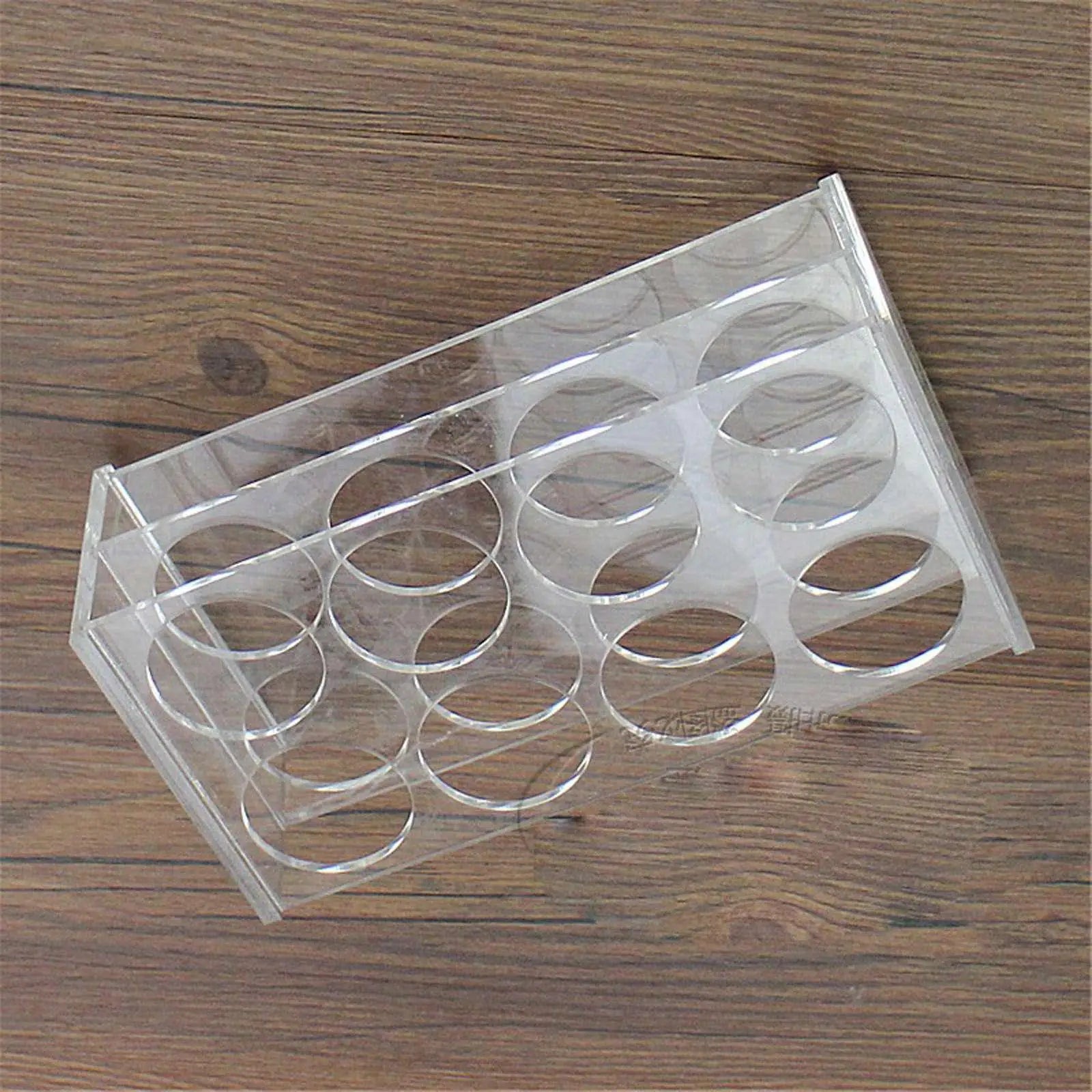 29mm Diam 8 Holes Methyl Methacrylate Rack Stand For 50ml Centrifuge Tubes - KiwisLove