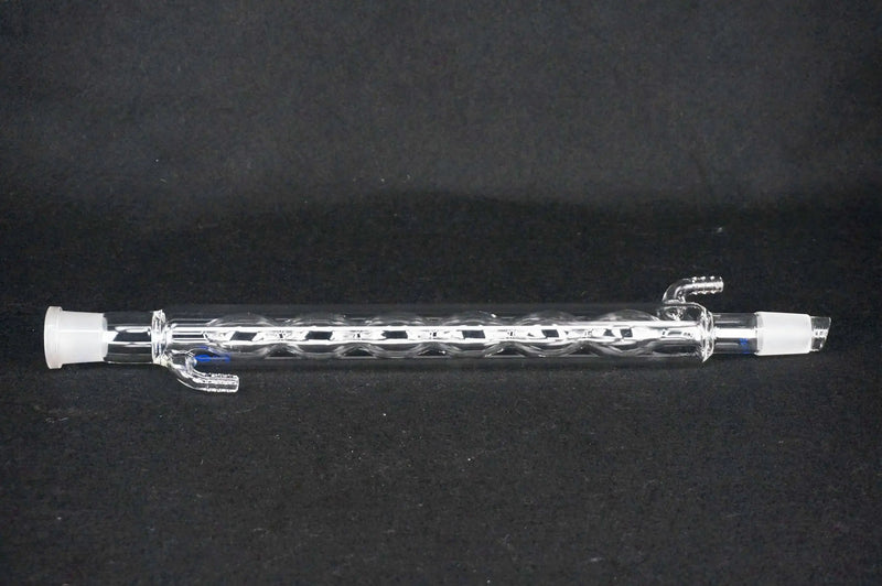 300mm 24/29 joint Borosilicate glass Jacket Allihn Bulb Condenser Distillation For Laboratory - KiwisLove