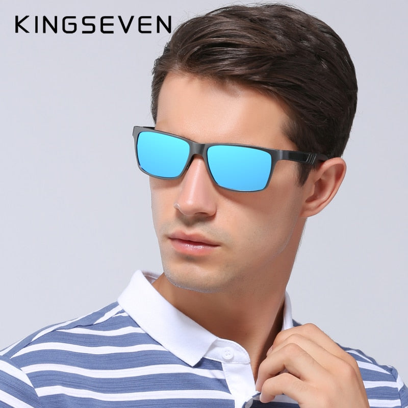 KINGSEVEN Brand New Polarized Sunglasses Men Unisex Metal Frame Driving Glasses Women Retro Sun Glasses Gafas - KiwisLove