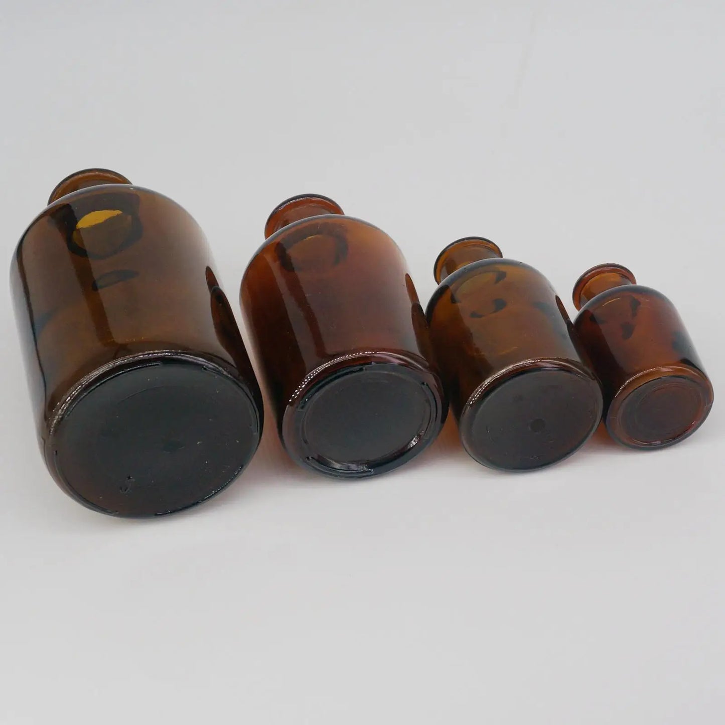 125/250/500ml Narrow Mouth Reagent Bottle Brown Amber Glass with Ground in Glass Stopper Laboratory Chemistry - KiwisLove