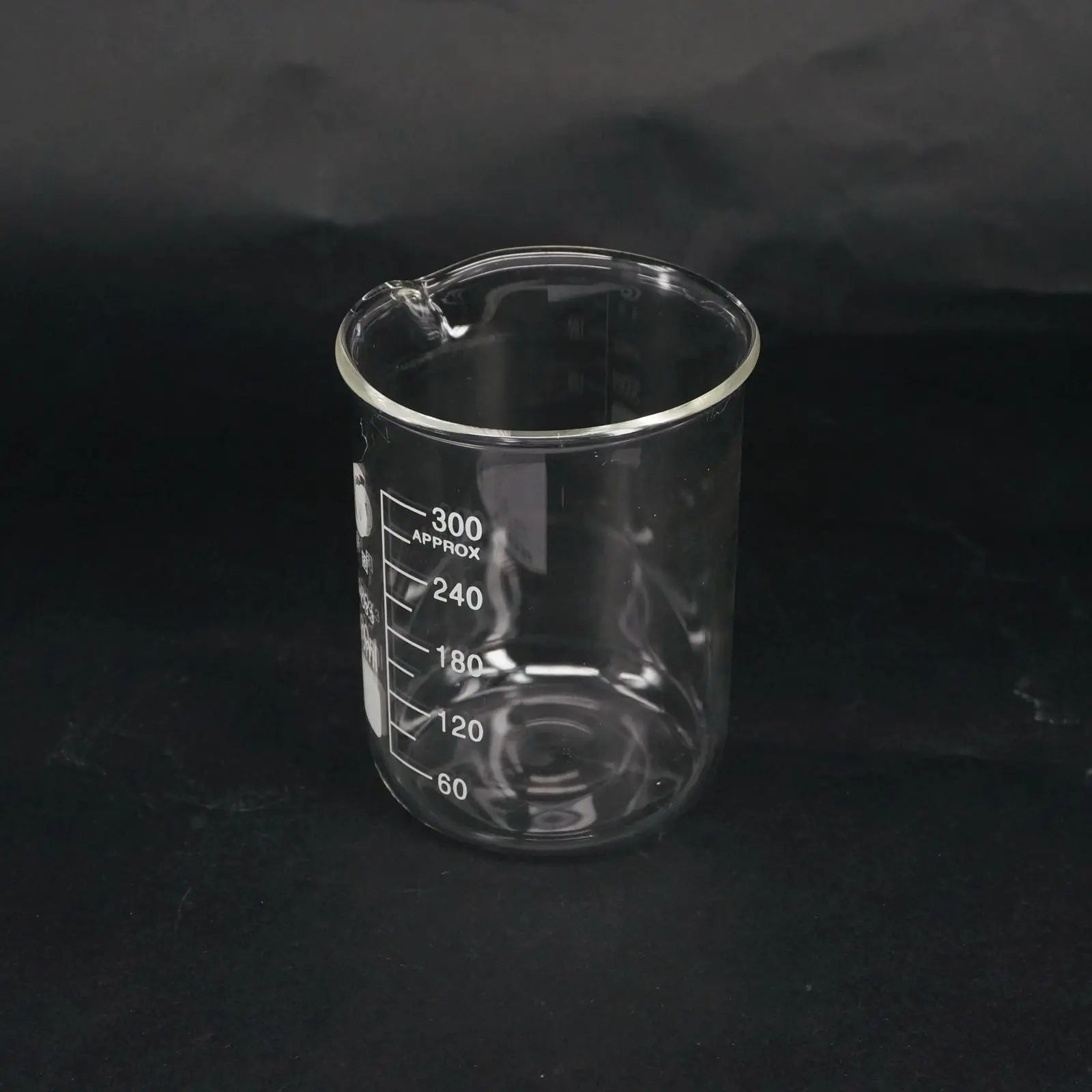 300ml Low Form Beaker Chemistry Laboratory Borosilicate Glass Transparent Beaker Thickened with spout - KiwisLove
