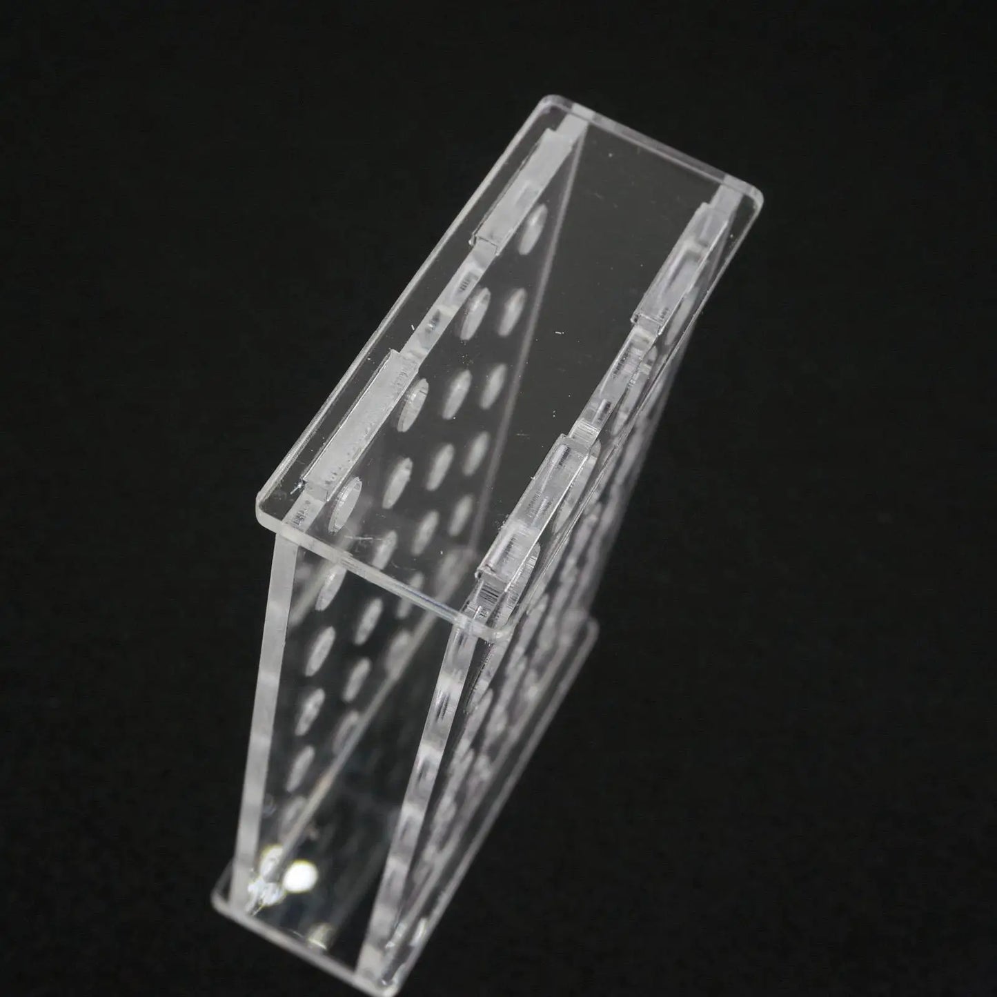 11mm Diam 24 Holes Methyl Methacrylate Rack Stand For 1.5/2ml Centrifuge Tubes - KiwisLove