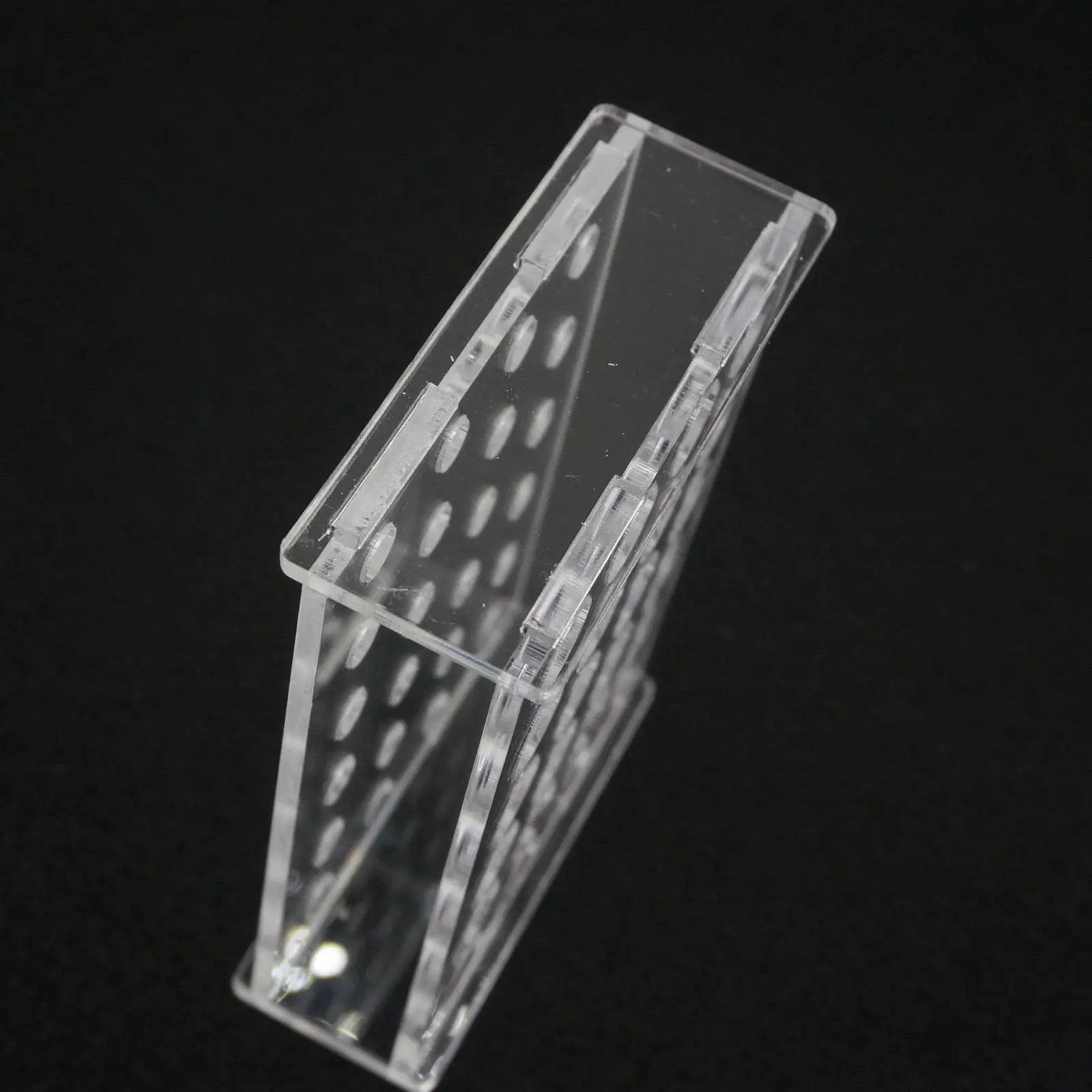 11mm Diam 24 Holes Methyl Methacrylate Rack Stand For 1.5/2ml Centrifuge Tubes - KiwisLove