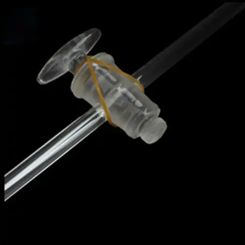 2mm 3mm 4mm 5mm 6mm Bore Borosilicate Glass High Vacuum Stopcock Straight Hollow Plug - KiwisLove