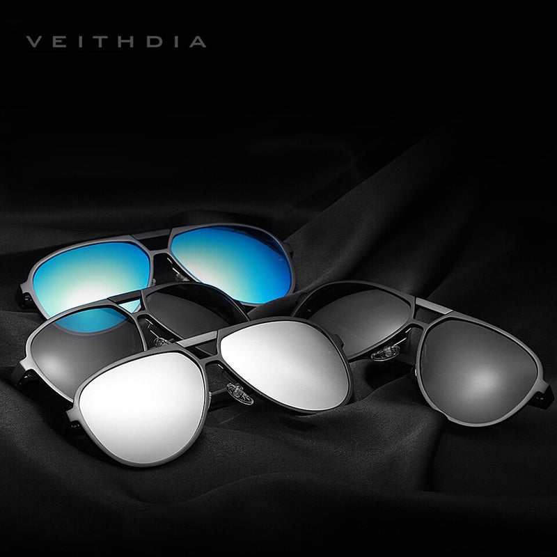 VEITHDIA Sunglasses Men Brand Aluminum Magnesium Polarized UV400 Lens Eyewear Accessories Male Female Sun Glasses For Women 6850 - KiwisLove