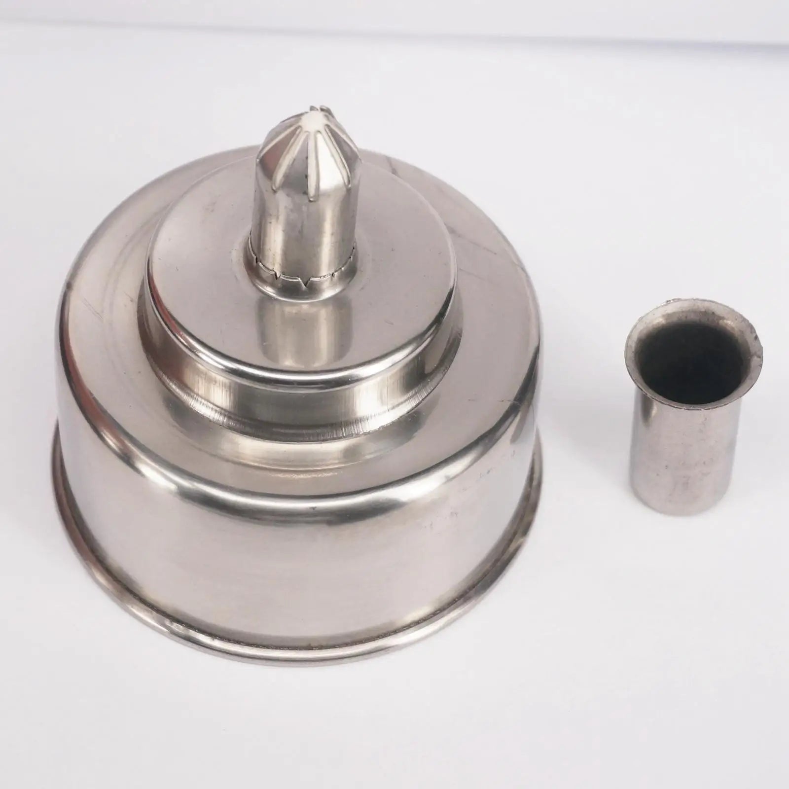 200ml 304 Stainless Steel Alcohol Burner Spirit Lamp with wick for Dental Laboratory Jeweller Cupping Acupuncture - KiwisLove