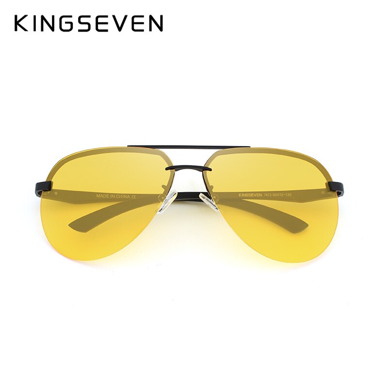 KINGSEVEN Polarized Night vision Sunglasses Mens Original Box Goggles Women Designer Leisure Glasses Oculos de sol Eyewea - KiwisLove