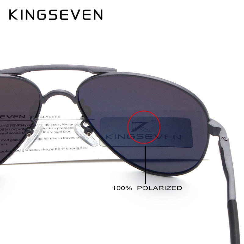 KINGSEVEN Fashion Men's Polarized Sunglasses Men Driving Shield Eyewear Sun Glasses - KiwisLove
