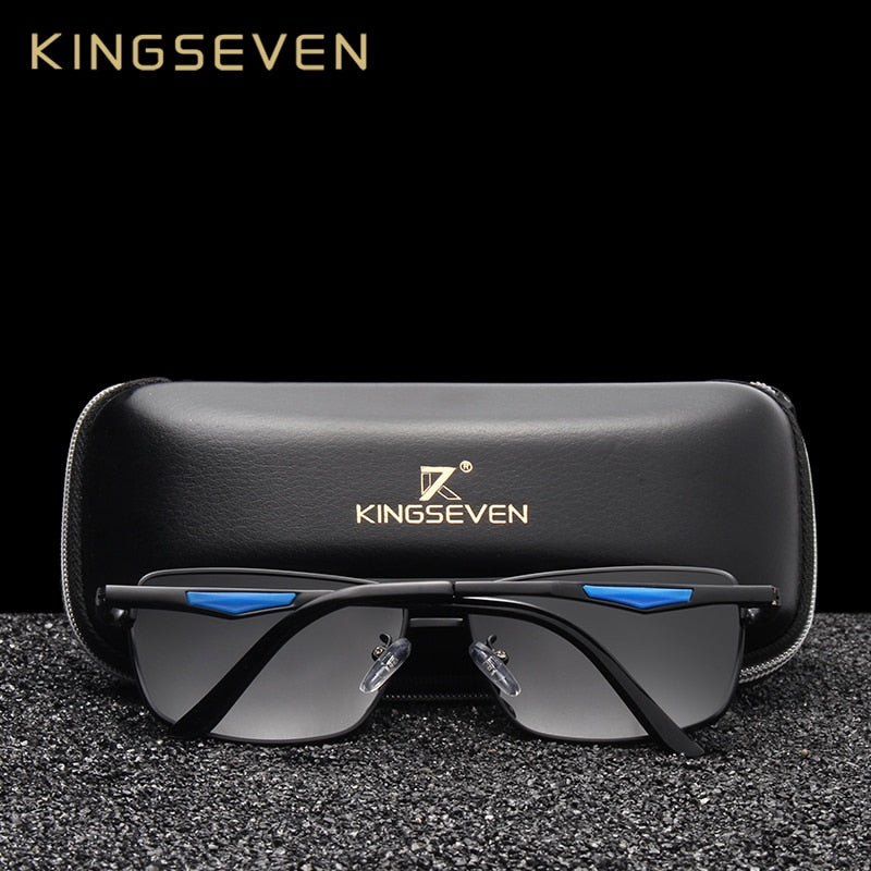 KINGSEVEN 2022 Brand Classic Square Polarized Sunglasses Men's Driving Male Sun Glasses Eyewear UV Blocking Oculos N7906 - KiwisLove