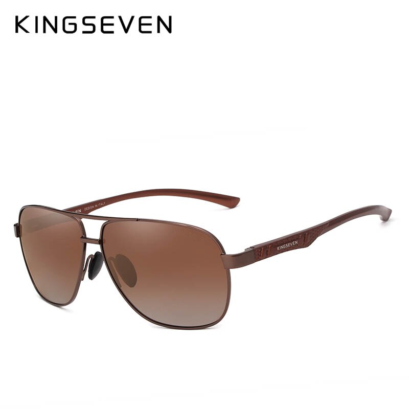 KINGSEVEN 2019 Brand Men Aluminum Sunglasses HD Polarized UV400 Mirror Male Sun Glasses Women For Men Oculos de sol - KiwisLove