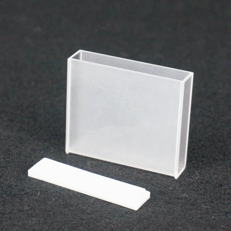 50mm JGS1 Quartz Cuvette Cell With PTFE Lid For Uv Spectrophotometers - KiwisLove