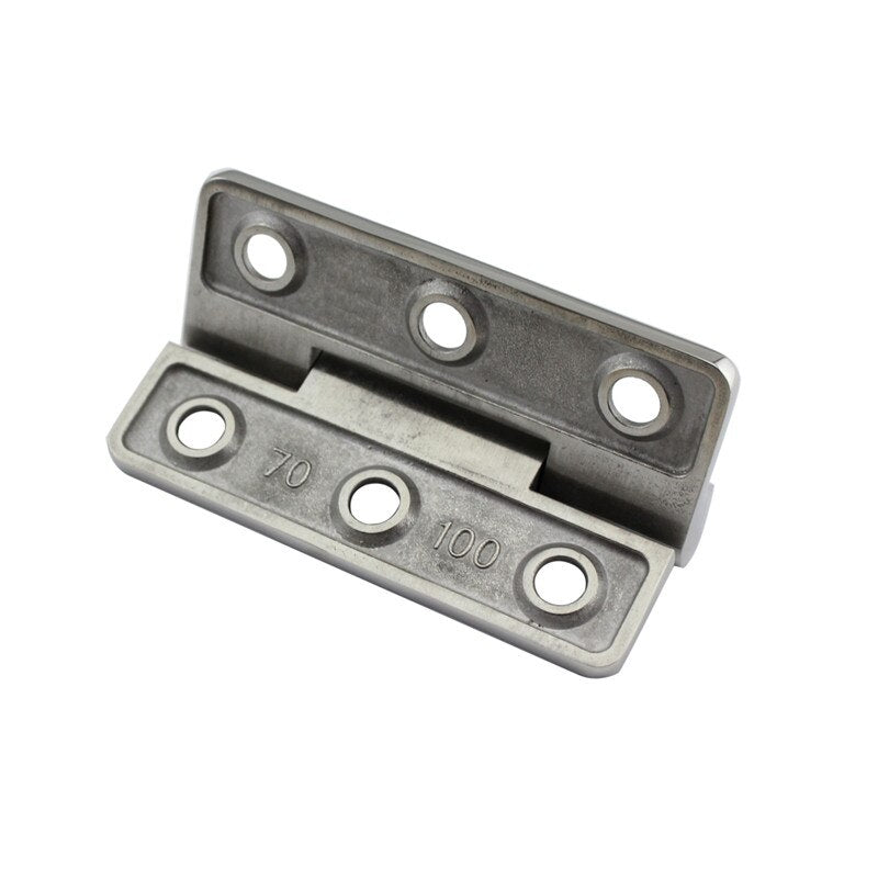 Marine Grade Stainless steel boat door hinge For Home Door Cabinet Drawer Boxes Hinges with 6 Holes 120*90*6.5mm - KiwisLove