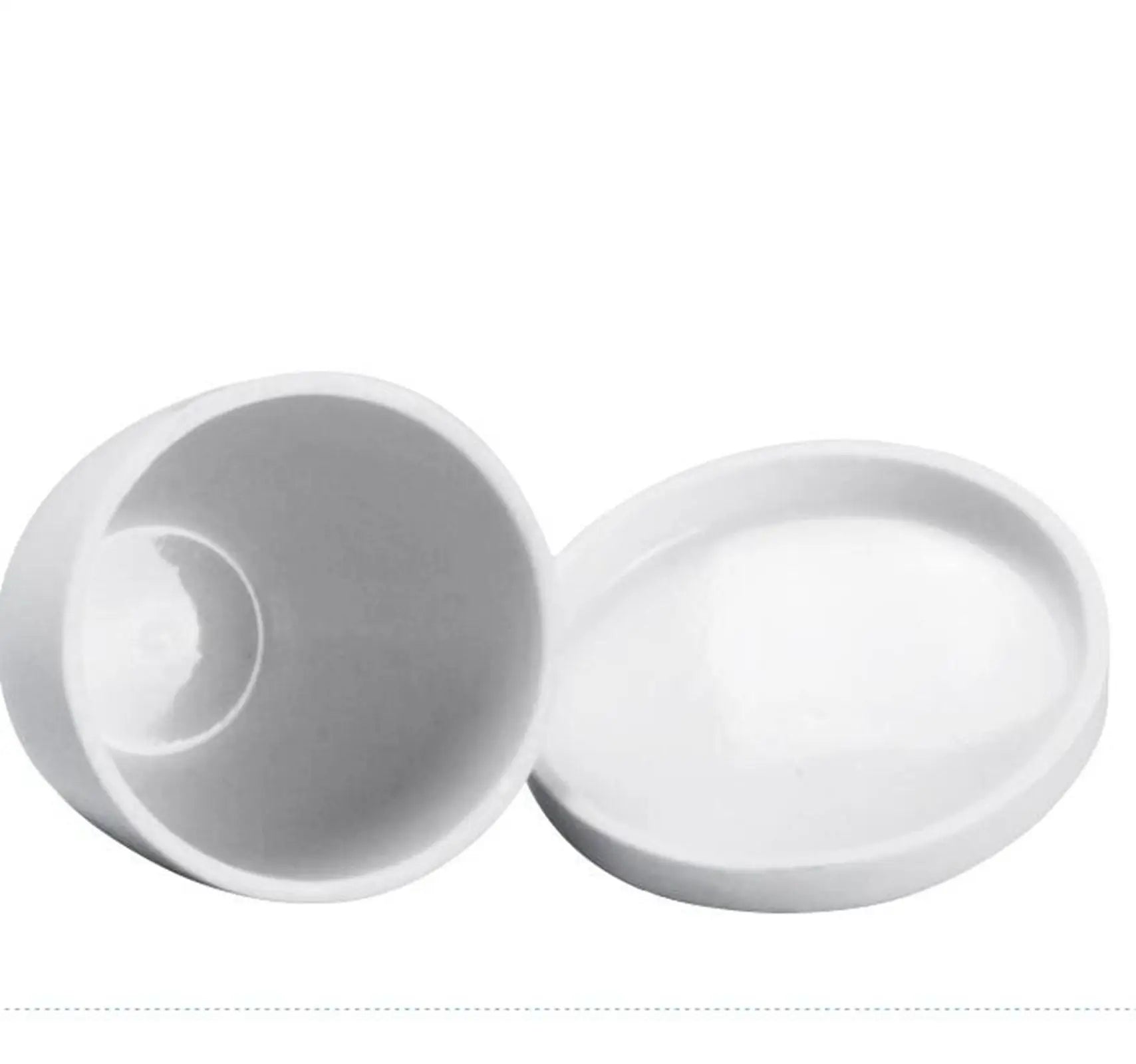 Laboratory Equipment 10ml-300ml Ceramic Porcelain Crucible With Cover Lid 1200 Celsius - KiwisLove