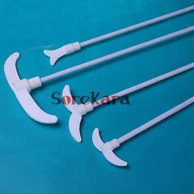 Length 250mm 300mm 400mm 500mm PTFE  Stir Paddle Oar Dia 40mm 55mm 65mm 85mm 100mm 118mm Stirrer Stirring Blade Rod Dia 7mm - KiwisLove