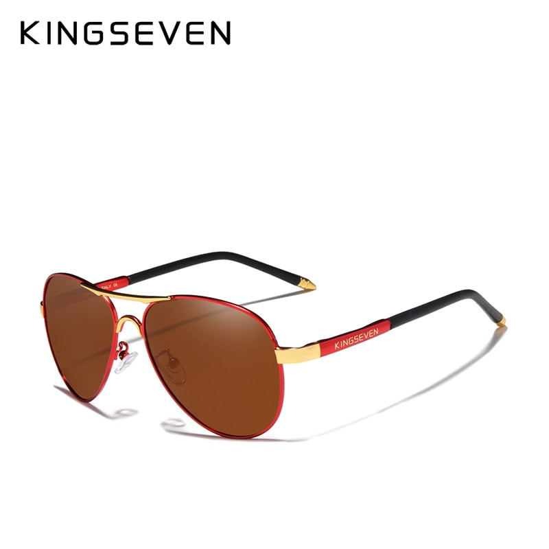 KINGSEVEN Brand 2020 Men's Glasses Driving Polarized Sunglasses Men And Women Aluminum Fashion Eyewear Gafas De Sol Shades - KiwisLove