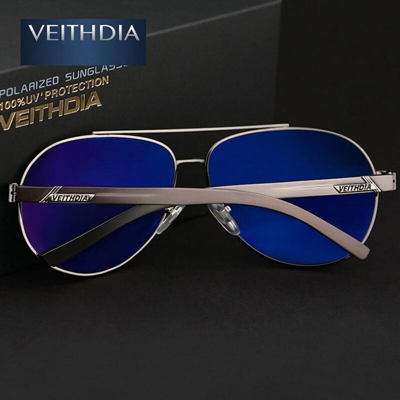 VEITHDIA Men Sunglasses Aluminum Magnesium Polarized Lens Cycling Sports Driving Sun Glasses For Male Eyewear Accessories 2605 - KiwisLove