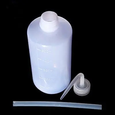 500ml Plastic LDPE Laborotary Tattoo Wash Squeezy Measuring Bottle For lab use - KiwisLove