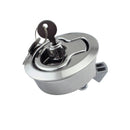 2PCS Stainless Steel Flush Mount Hatchs Flush Pull Latch Marine Lock Boat Deck Hatchs with Key fit Marine yacht RV Ship - KiwisLove