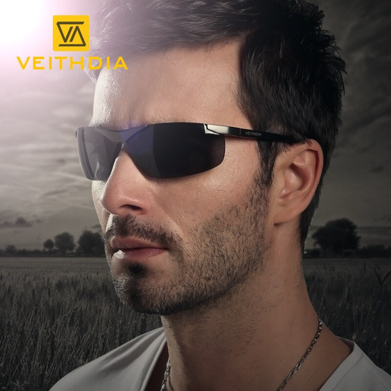 VEITHDIA Sunglasses Men's Brand Designer Cycling Sports Polarized UV400 Lens Outdoor Sun Glasses Driving Eyewear For Male 6501 - KiwisLove
