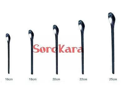 25cm Stainless Steel Medicinal Spoon Ladle Chemistry Experiment Pharmacy Lab Use - KiwisLove
