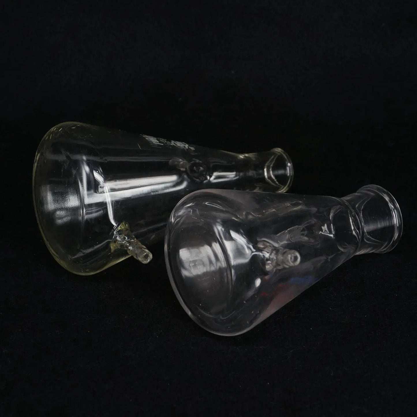 125ml 250ml 500ml 1000ml Borosilicate Glass Filtering Flask Lab Bottle With Double 10mm Hose Vacuum Adapter - KiwisLove