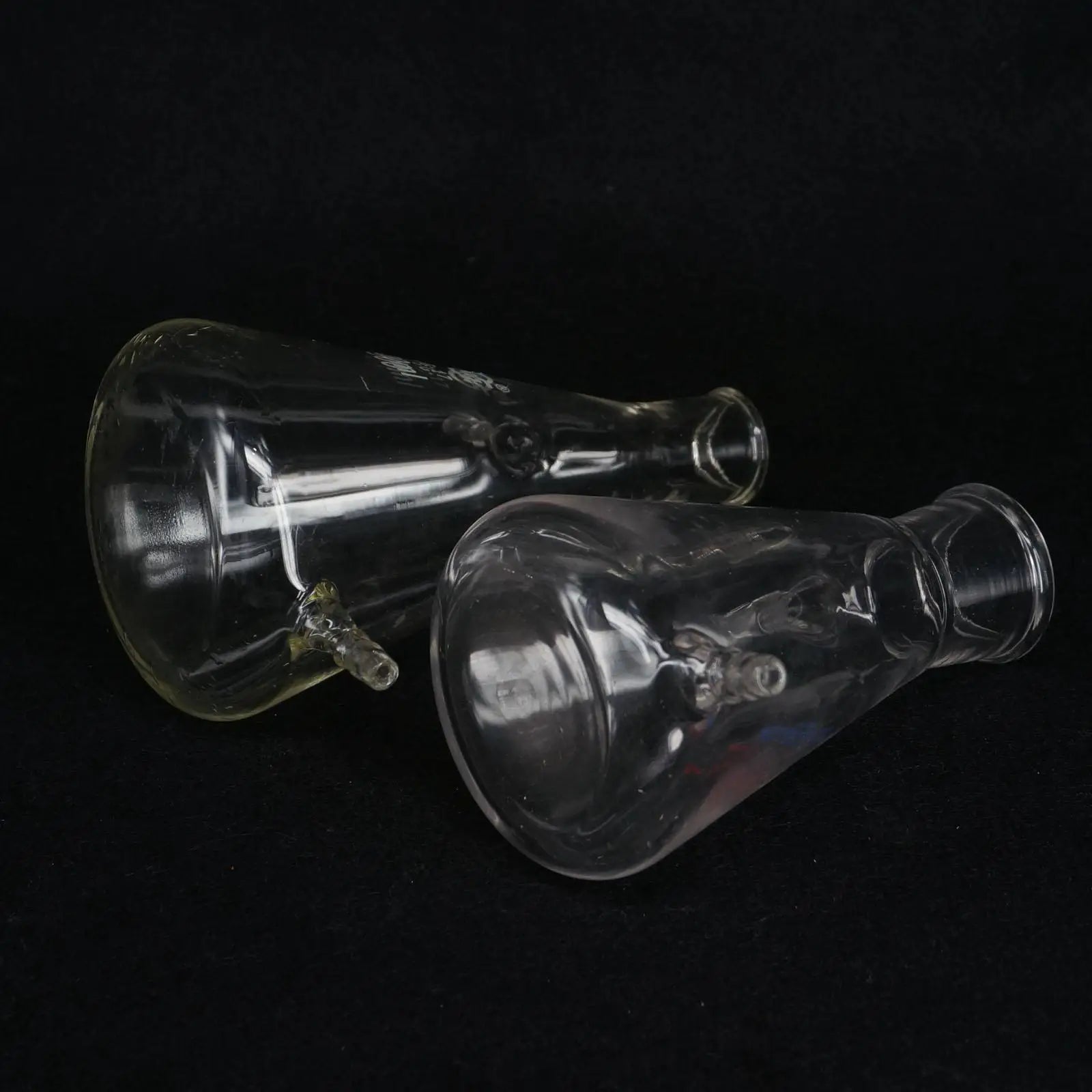 125ml 250ml 500ml 1000ml Borosilicate Glass Filtering Flask Lab Bottle With Double 10mm Hose Vacuum Adapter - KiwisLove