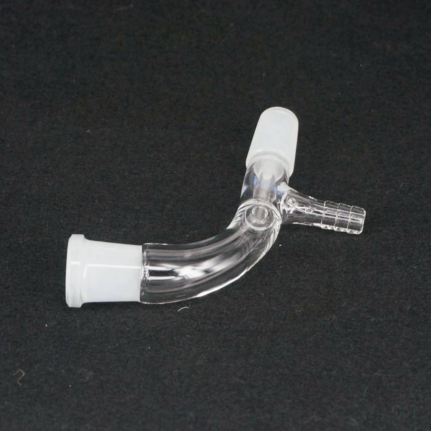 19/26 Joint 105 Deg Bend Laboratory Glass Vacuum Receiver Take Off Adapter Distillation head Adapter - KiwisLove