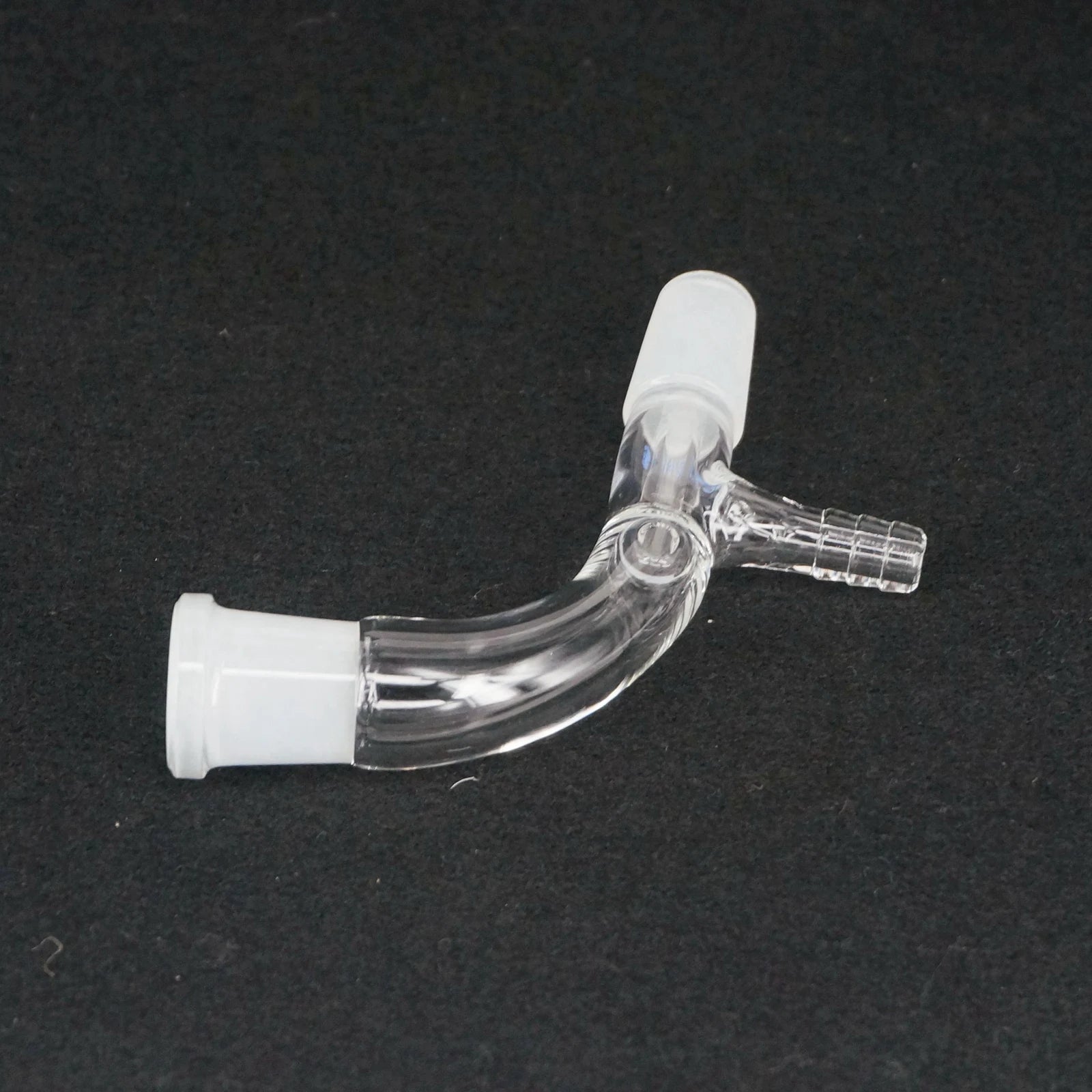 19/26 Joint 105 Deg Bend Laboratory Glass Vacuum Receiver Take Off Adapter Distillation head Adapter - KiwisLove