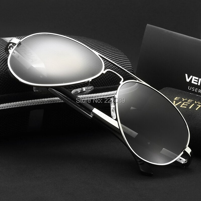 VEITHDIA Sunglasses Men Aluminum Fashion Outdoor Polarized UV400 Women Sun Glasses Accessories Eyewear Male For Female  6695 - KiwisLove