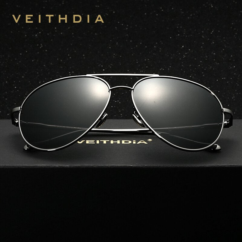 VEITHDIA Glasses Fashion Brand Outdoor Sunglasses Polarized UV400 Lens Coating Mirror Eyeglasses Male Eyewear For Men/Women 3360 - KiwisLove
