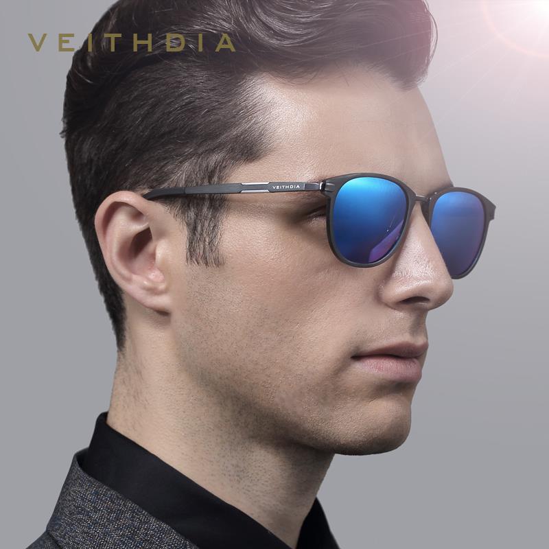 VEITHDIA Sunglasses Sports Retro Aluminum Outdoor Sun Glasses Polarized UV400 Lens Vintage Eyewear Accessories For Male 6680 - KiwisLove