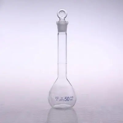 100ml Graduated Labrotary Glass Liquid Volumetric Flask with Glass Stopper - KiwisLove