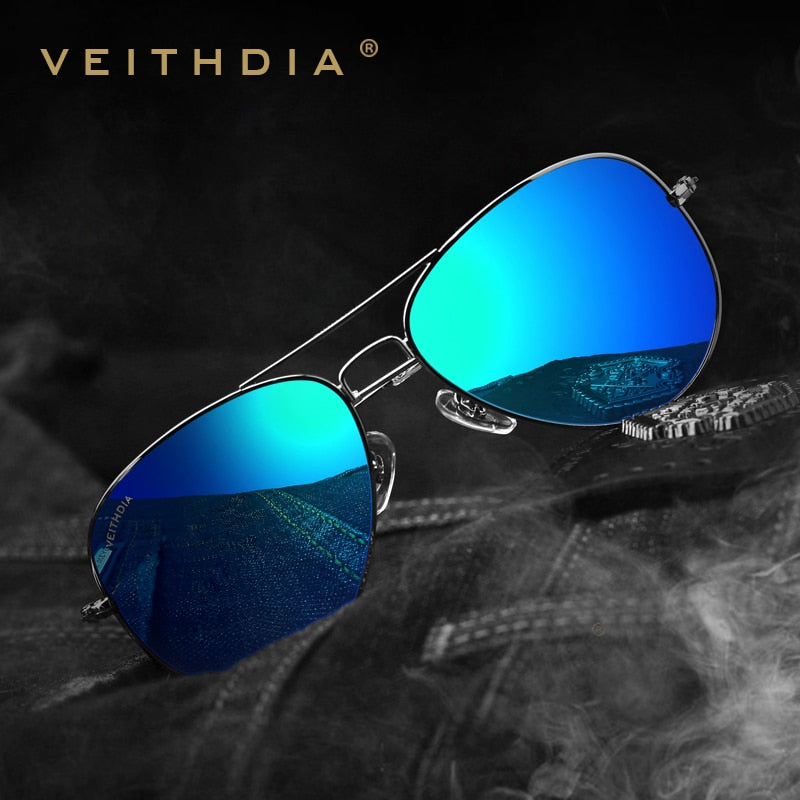 VEITHDIA Classic Fashion Polarized Men Women Sunglasses Reflective Coating Lens Eyewear Accessories Sun Glasses For Male/Female - KiwisLove