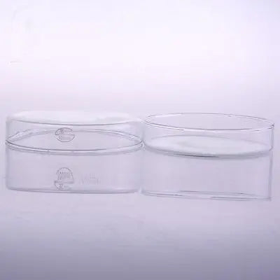 100mm Borosilicate Glass Reusable Tissue Petri Culture Dish Plate with Cover For Chemistry Laboratory - KiwisLove