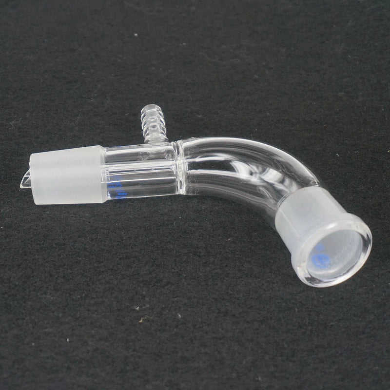 24/29 Joint 105 Deg Bend Laboratory Glass Vacuum Receiver Take Off Adapter Distillation head Adapter - KiwisLove