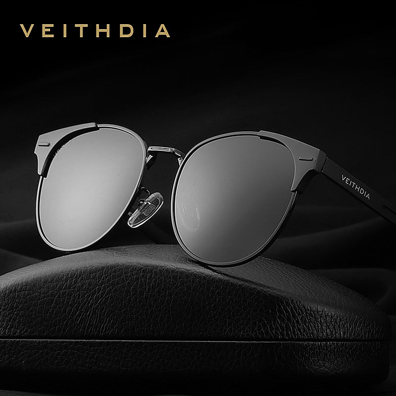 VEITHDIA Unisex Retro Aluminum Brand Sunglasses Polarized Lens Vintage Eyewear Accessories Sun Glasses Oculos For Men Women 6109 - KiwisLove