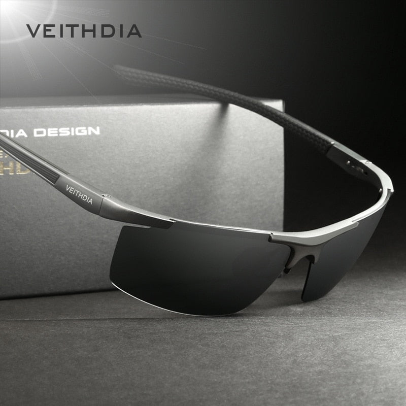 VEITHDIA Sunglasses Sports Design Aluminum Men's Outdoor Cycling Polarized UV400 Driving Sun Glasses Eyewear For Male VT6588 - KiwisLove