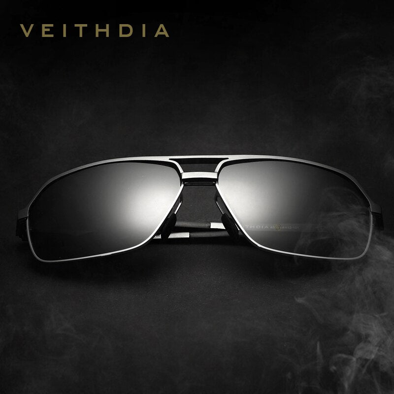 VEITHDIA Men Sun Glasses Aluminum Polarized UV400 Lens Driving Sunglasses Male Sports Vintage Eyewear Accessories Google 6521 - KiwisLove