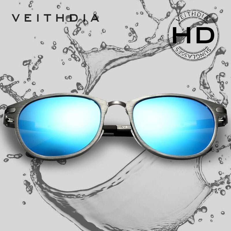 VEITHDIA Sunglasses Sports Retro Aluminum Outdoor Sun Glasses Polarized UV400 Lens Vintage Eyewear Accessories For Male 6680 - KiwisLove