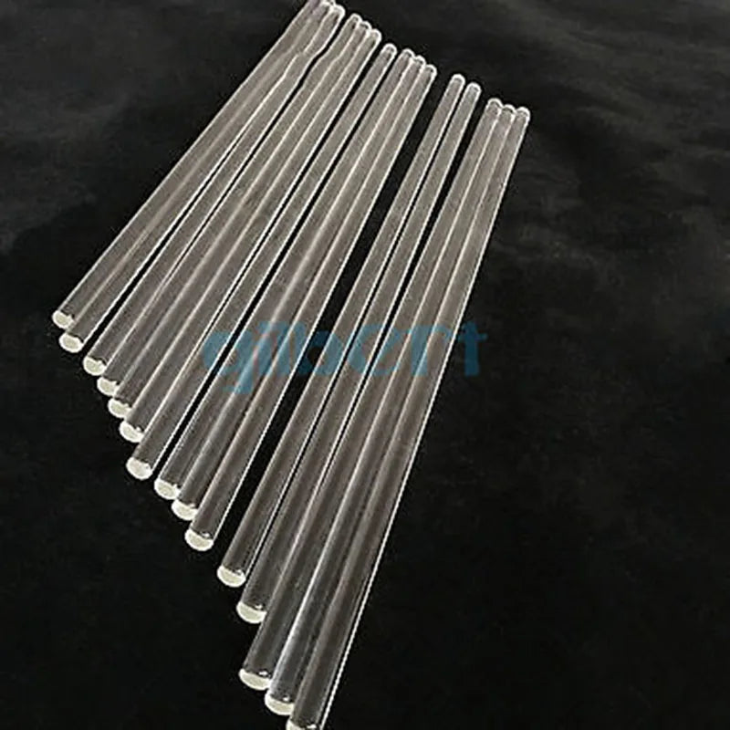 LOT10 Lab Glass Stirring Rods 7mm Diameter 300/350mm Length Borosilicate High Resistant Stirrer for Chemistry Laboratory - KiwisLove
