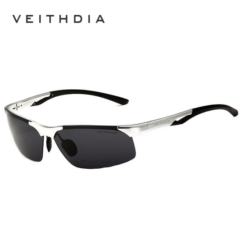 VEITHDIA Sunglasses Aluminum Magnesium Rimless Sports Outdoor Driving Men Polarized UV400 Sun Glasses Eyewear For Male 6591 - KiwisLove