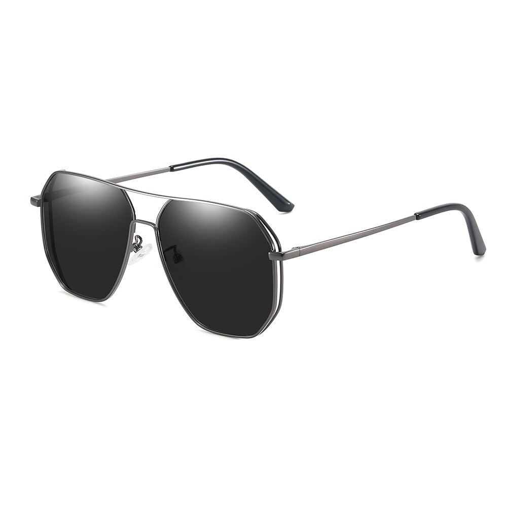 Sunglasses Men Fashion New Arrival Photochromic Vintage Eyewear Day Night Vision Lens Driving Polarized UV400 Sun Glasses V8066 - KiwisLove