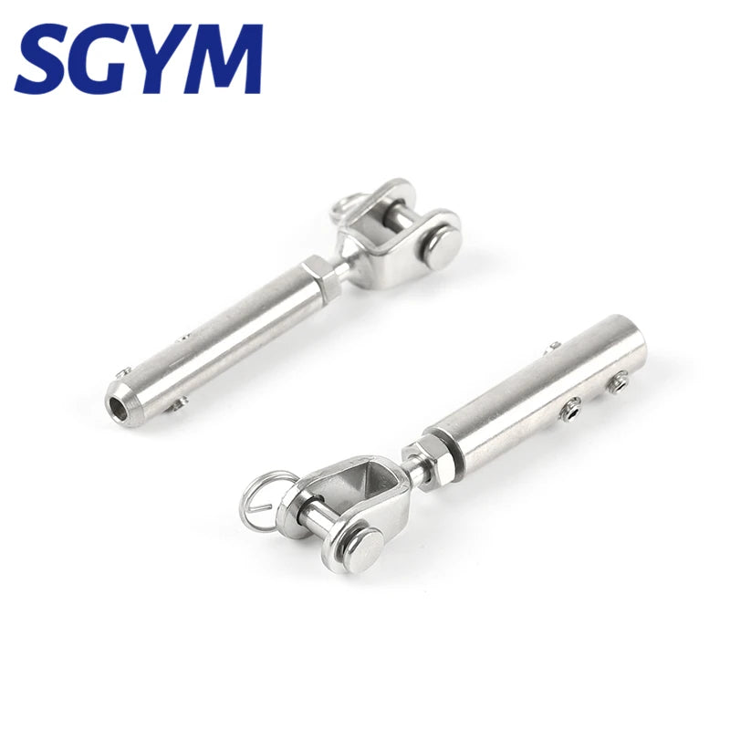 For 6mm Cable Railing kit Wire rope Fork Jaw Tension Terminal Fitting Toggle Anchor  with Hexagon Grub Screw Bolts