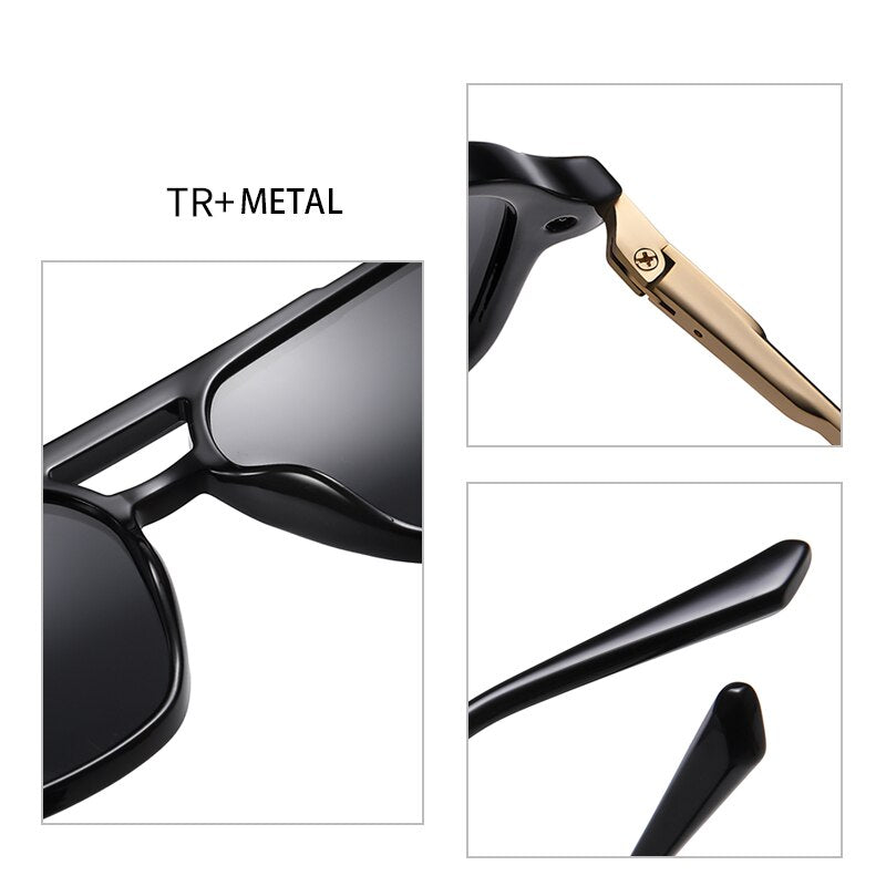 Sunglasses Men Outdoor Vintage TR Metal Sports Drive Polarized UV400 Lens Fashion Women Sun Glasses Eyewear For Male/Female 802 - KiwisLove