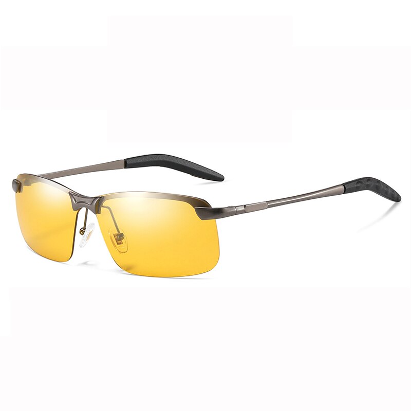 Sunglasses Men Day Night Vision Goggles Anti-glare UV400 For Driving Outdoor Sports Photochromic Yellow Len Polarized Eyewear - KiwisLove