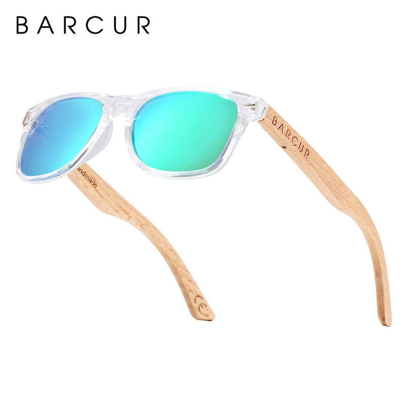 BARCUR Children Sunglasses Polarized Wood Sun Glasses Boy Girls UV400 Eyewear Oculos Gafas De Sol - KiwisLove