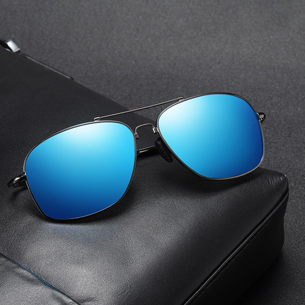 Sunglasses Men Unisex Vintage Metal Drive Polarized UV400 Lens Women Sun Glasses Male Gradient Eyewear Accessories Fashion 1906 - KiwisLove